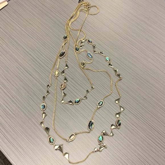 Kendra Scott Long Triple Strand Necklace - RETIRED - Picture 3 of 8